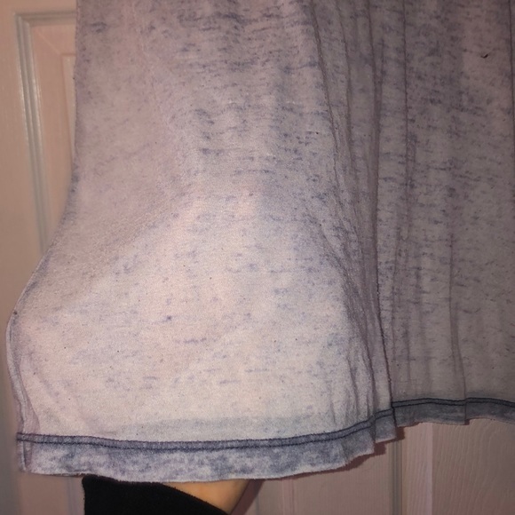 Sheer jean blue shir - Picture 2 of 3